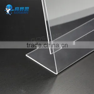 Logo Printed Promotional Acrylic Menu Holder for Bars or for Restaurant thumbnail-4