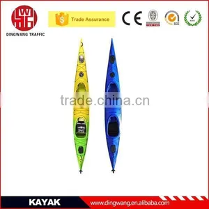 2015 Popular New Multicolour Double Plastic Sea Kayak With Paddles Quality Choice thumbnail-2