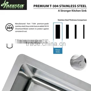 30 Inch Stainless Steel Undermount Single Bowl Kitchen Sink thumbnail-4
