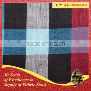 21S- 100% Cotton Yarn Dyed Shirting Stock Lot Fabric (2231) thumbnail-1