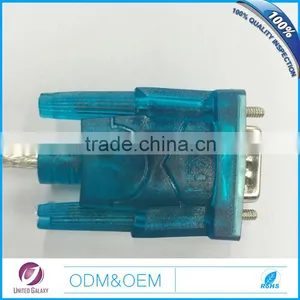 High Quality USB to RS232 DB9 9pin OD5mm PVC Male to Male Cable Use for Iphone Mac Computer thumbnail-5