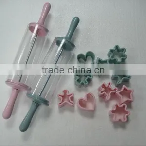 Cookie Cutter With Rolling Pin,Cookie Roll Cutter thumbnail-3