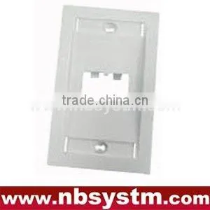 Arc Face Plate 2 Port, Size:70x115mm thumbnail-1