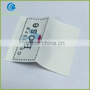 Damask Woven Labels End Folded Craft Clothing Tag, Customized Cloth Label, Garment Accessories thumbnail-5