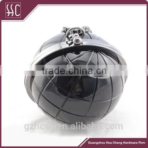 Black Ball Shaped Acrylic Clutch Handbag thumbnail-1