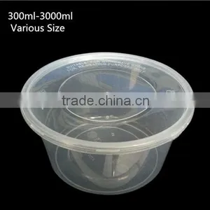 Disposable PP Round Plastic Food Container With Microwaveable thumbnail-1