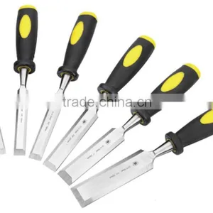 Wood Chisel With Two Color Plastic Handle thumbnail-1