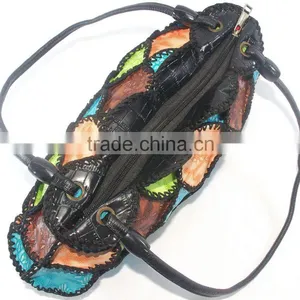 Ladies Leather Bag Multi Use Unique Shape Design Vivid Color Effect Hot Sale 2016 thumbnail-5