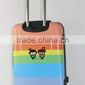 Kids Trolley Printed Designing Colorful Figures ABS+PC Trolley Hard Case Luggage thumbnail-3