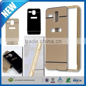 C&T Luxury Metal Frame + Acrylic PC Back Case Bumper and Back Case for Lenovo k3 Note thumbnail-1