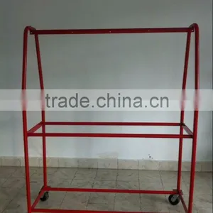 2 Tiers Tyres Display Rack thumbnail-1