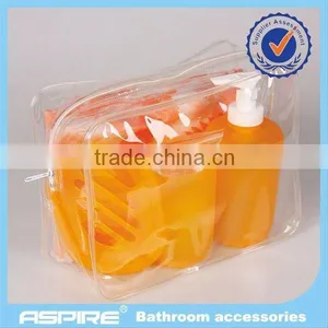 7PC Houseware Stoneware Bathroom Accessories Set thumbnail-4