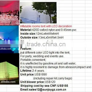 2016 Best Selling Inflatable Tent High Quality Inflatable Tent Price From Sunjoy Manufacturer thumbnail-3