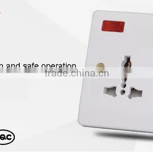 10A 3 Pin MF Socket,male Electrical Wall Socket thumbnail-3