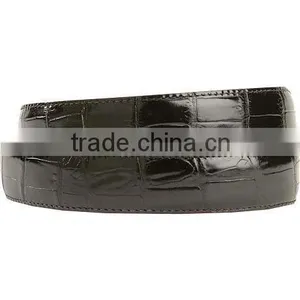 Fashion Women Leather Dress Belt Crocodile Print Belt thumbnail-4