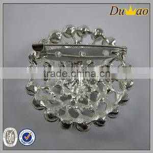 Alloy Clear Rhinestone Brooch thumbnail-5