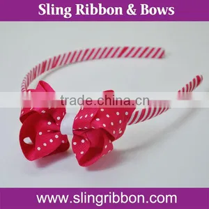 Fashion Polyester Ribbon Baby Headbands thumbnail-1
