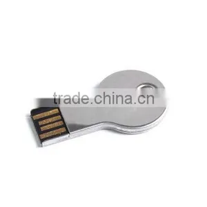 Mini-Key Round 32GB Metal Un-breakable Round Key Flash Drive ,gold Key Usb Stick thumbnail-1