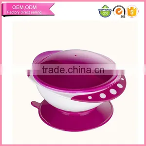 2016 Bpa Free Sunctioned Bowl Baby Plastic pp Feeding Bowl Set Free Sample thumbnail-1
