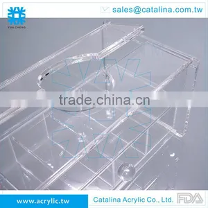 Acrylic Clear Cosmetics and Tissue Organizer thumbnail-2