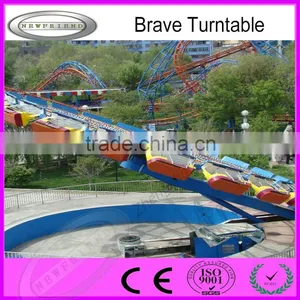 China Manufacturer Thrill Amusement Park Rides Brave Turntable for Sale thumbnail-2