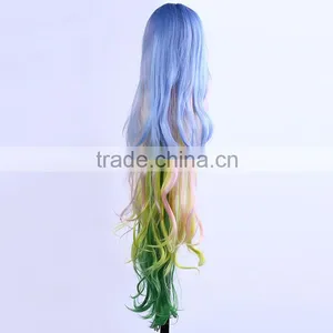 Braid Pull Half Up And Wear With Head Pieces Cosplay Costume Festival Synthetic Wig thumbnail-4