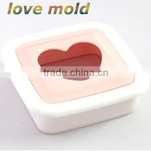 Plastic Square Heart Sandwich Crust Cutter DIY Bread Mold thumbnail-5