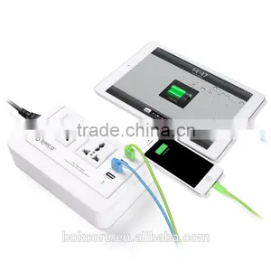 ORICO HPC-2A4U Multiple Usb 2.4A USA/UN Plug Smart Usb Plug Socket thumbnail-3