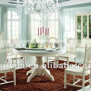 Modern MDF Dining Room Set W/table Chair thumbnail-1