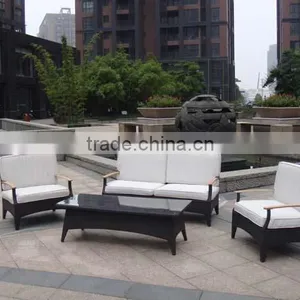 Amazing Garden Rattan Sofa Lounge Chair Set For Sale thumbnail-4