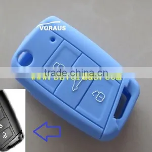 V 3 Button Smart Key Pack (light Blue) Silica Gel thumbnail-2