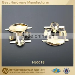 Amber Color Fashionable Metal Shoe Buckle thumbnail-1