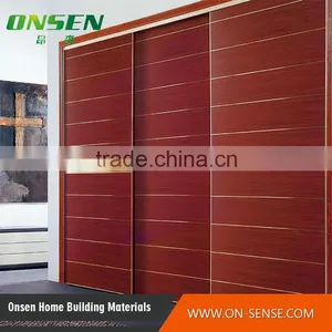Latest Innovative Products Glossy Walnut Sliding Door Wardrobe From Chinese Merchandise thumbnail-2