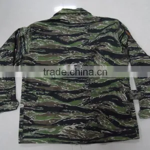 OEM 35% Cotton 65%polyester Twill Afghan Army Dress Grey Camouflage Jungle Camouflage BDU Clothing thumbnail-2