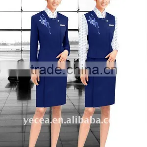 Stewardess Airline Uniform for Stewardess(AL-016) thumbnail-1