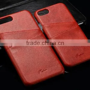 High Quality Leather Case With Card Slot at the Back Side for IPhone 7 thumbnail-4