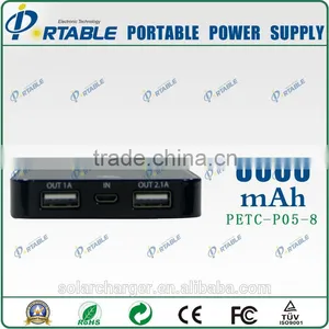 HOT! 6000mAh Touch Portable Power Bank With Dual USB for IPhone and IPad Same Charging thumbnail-4