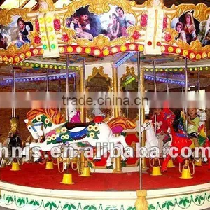 Hot Selling Carousel Horse for Sale,amusement Park Kids Carousel Ride thumbnail-2