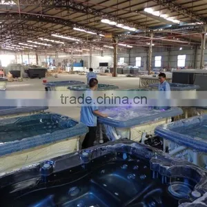 Hot Selling Acrylic Hotel Rectangular Outdoor Swim Pool Sex Massage Swimming Spa thumbnail-5