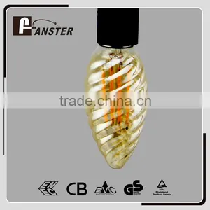 Clear Housing E27 Dimmable LED Filament Bulb C35 4w E14 B22 thumbnail-4