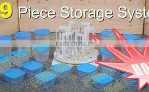 Sealed Plastic Food Containers Crisper Refrigerator Food Preservation Storage Box thumbnail-1