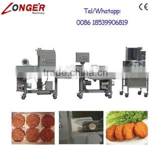 Commercial Automatic Hamburger Patty Maker/Burger Patty Making Machine thumbnail-1