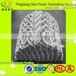 White Ceramic Structured Packings thumbnail-1