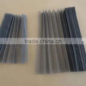 YS Manufacturer Pleated Fiberglass Window Screen/ Polyester Plisse Incect Screen/fold Mosquito Screen Net thumbnail-3
