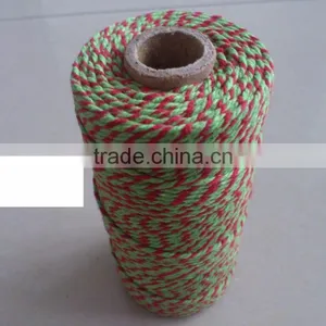 Lemon Green White Cotton Baker Twine for Gift Packing thumbnail-5