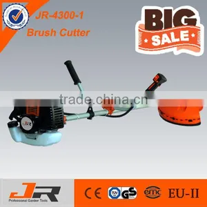 JR-4300-1 43CC 2-stroke Gasoline Garden Tool Grass Cutter Machine Brush Cutter thumbnail-1