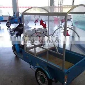 650W Taxi Electric Tricycle Passenger With Cabin thumbnail-3
