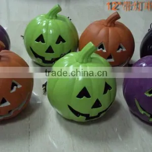 OEM Blow Molding Plastic Halloween Pumpkin PE Led Light up Halloween Pumpkin for Sale Huizhou Factory thumbnail-6
