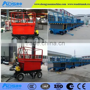China Shandong Aos Electric Scissor Lift for Overseas Selling thumbnail-1
