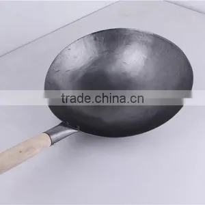 Kitchen Utensils 12 13 14 15 16 Inch Carbon Steel Mini Wok thumbnail-2